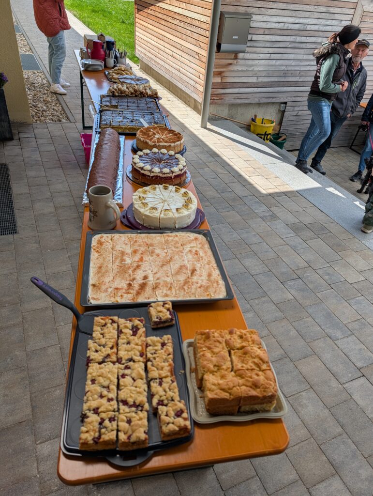 Große Kuchenauswahl