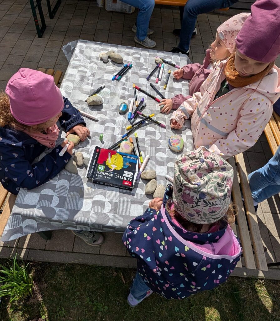Kinderaktion Steine bemalen